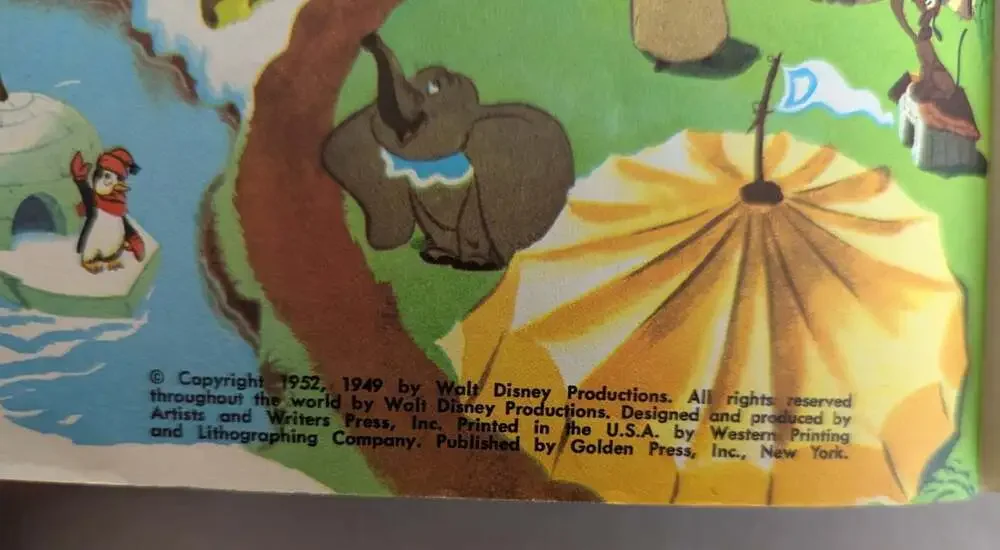 Walt Disney's Mother Goose by Little Golden Book Hardcover Book